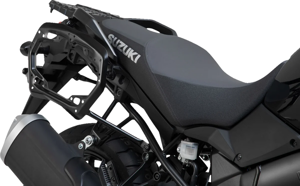 SW-MOTECH PRO Side Carrier - Left/Right - Suzuki - V-Storm 1000 KFT.05.440.30000/B - Installation View