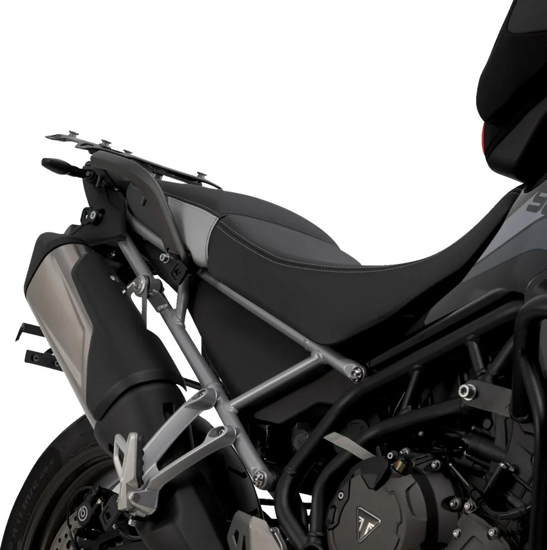 SW-MOTECH PRO Side Carrier - Left/Right - Triumph - Tiger 900GT/Pro/Rally/Rally Pro KFT.11.953.30002/B - Installation View
