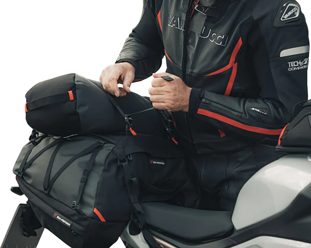 SW-MOTECH PRO Tentbag Tail Bag - 18 Liter - Black/Anthracite BC.HTA.00.350.30000 - Back View