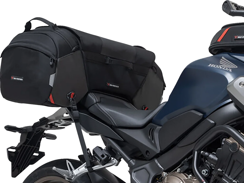 SW-MOTECH PRO Travelbag Tail Bag - 65 Liter - Black/Anthracite BC.HTA.00.301.30000 - Back View