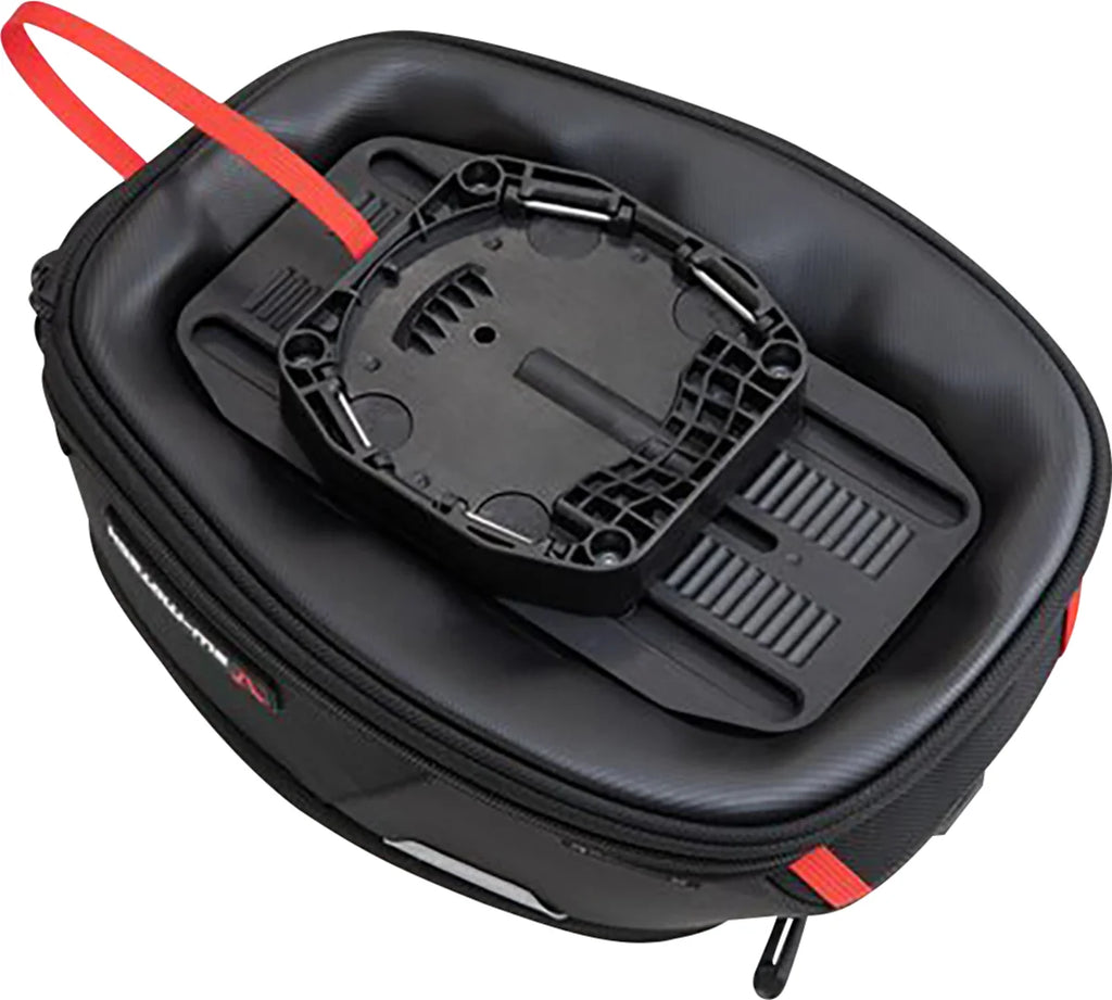 SW-MOTECH PRO Trial Tank Bag - Black BC.TRS.00.102.30000 - Back View