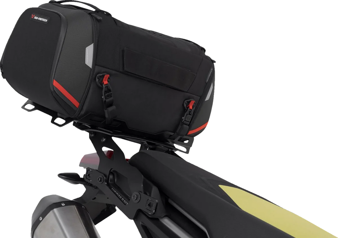 SW-MOTECH Rackpack Tail Bag System - Black - Aprilia Tuareg 660 '22-'24 GPT.13.849.30000 - Side View