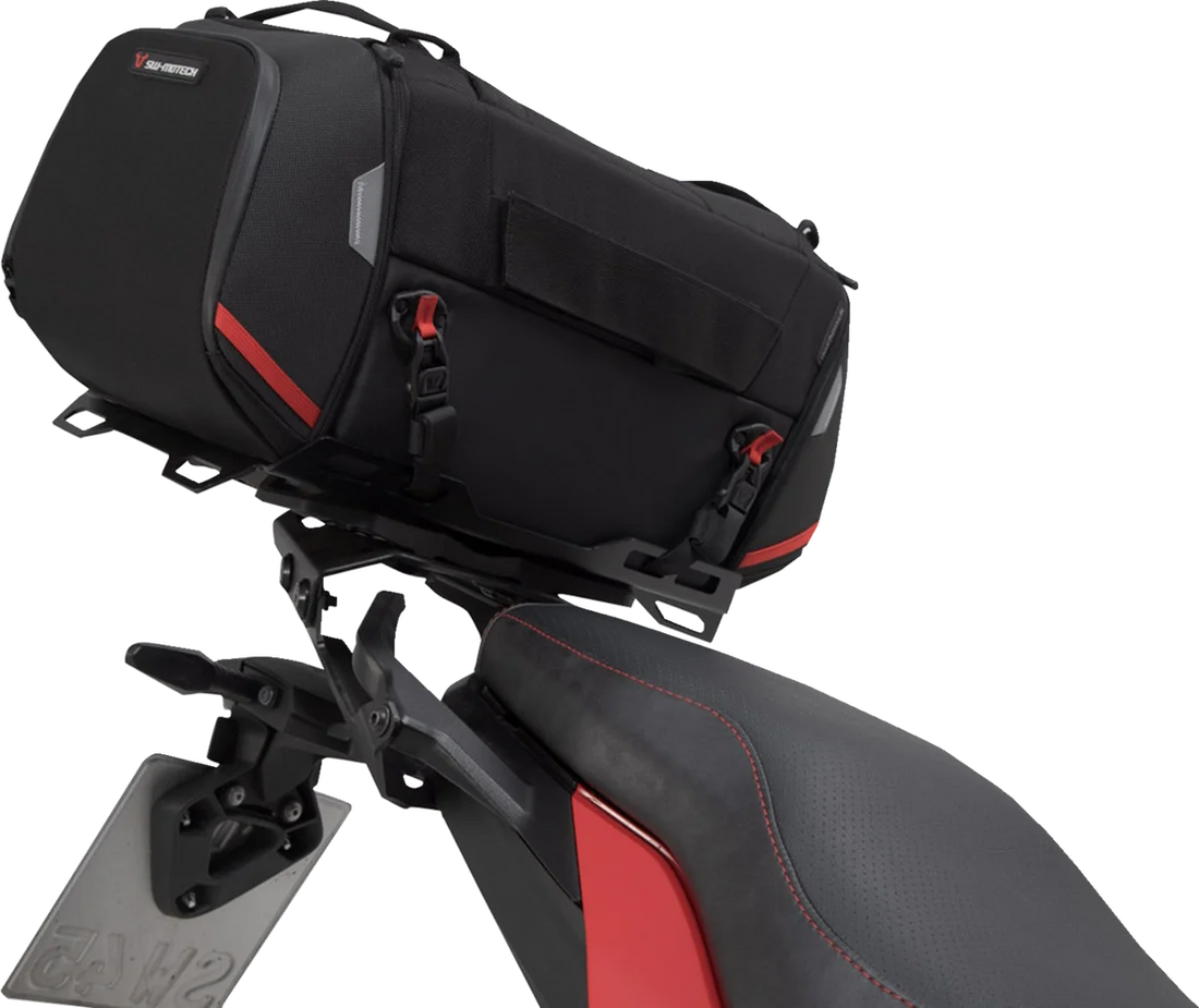 SW-MOTECH Rackpack Tail Bag System - Black - BMW F900 '20-'24 GPT.07.945.30000 - Side View