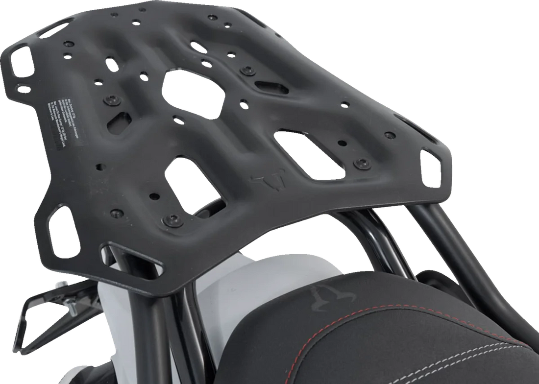 SW-MOTECH Rackpack Tail Bag System - Black - Honda Africa Twin '16-'24 GPT.01.622.30000 - Back View