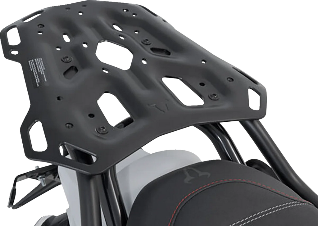 SW-MOTECH Rackpack Tail Bag System - Black - Honda Africa Twin '18-'24 GPT.01.890.30000 - Back View
