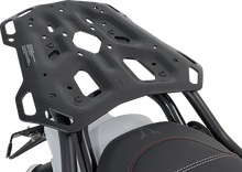 Load image into Gallery viewer, SW-MOTECH Rackpack Tail Bag System - Black - Honda Africa Twin '18-'24 GPT.01.890.30000 - Back View