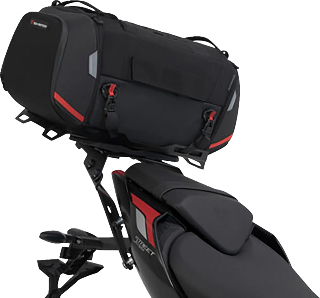 SW-MOTECH Rackpack Tail Bag System - Black - Honda CB650F/CBR650F '14-'18 GPT.01.529.30000 - Side View