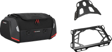 Load image into Gallery viewer, SW-MOTECH Rackpack Tail Bag System - Black - Honda NC750 '16-'20 GPT.01.699.30001 - Side View