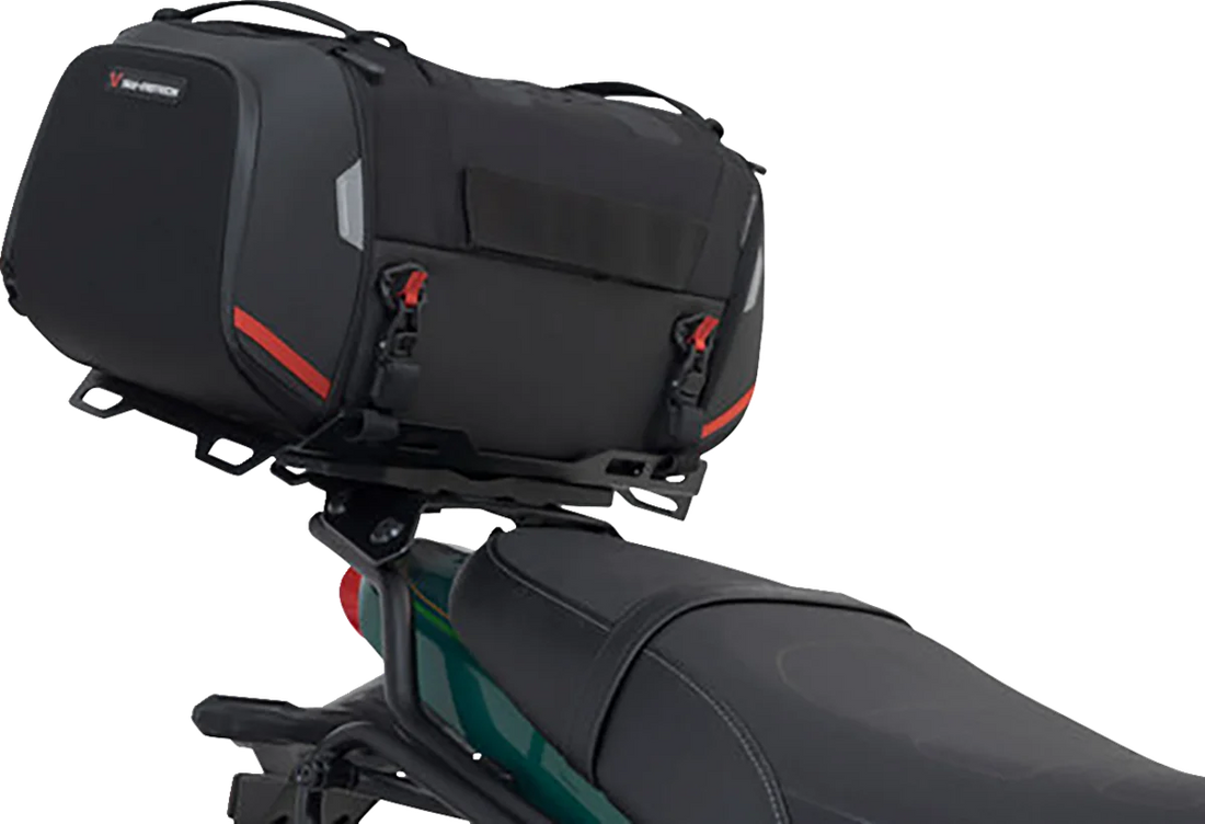 SW-MOTECH Rackpack Tail Bag System - Black - Kawasaki Z650RS '22-'24 GPT.08.993.30001 - Side View