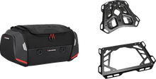 Load image into Gallery viewer, SW-MOTECH Rackpack Tail Bag System - Black - Kawasaki Z650RS '22-'24 GPT.08.993.30001 - Back View