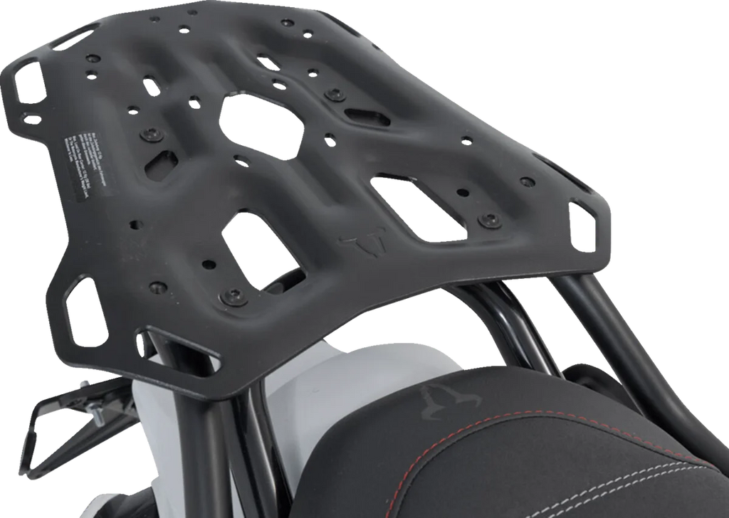 SW-MOTECH Rackpack Tail Bag System - Black - Moto Guzzi V85 TT '19-'24 GPT.17.925.30000 - Back View