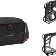 Load image into Gallery viewer, SW-MOTECH Rackpack Tail Bag System - Black - Suzuki VStrom '14-'24 GPT.05.440.30001 - Back View