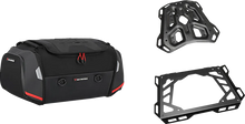 Load image into Gallery viewer, SW-MOTECH Rackpack Tail Bag System - Black - Suzuki VStrom '14-'24 GPT.05.440.30001 - Back View