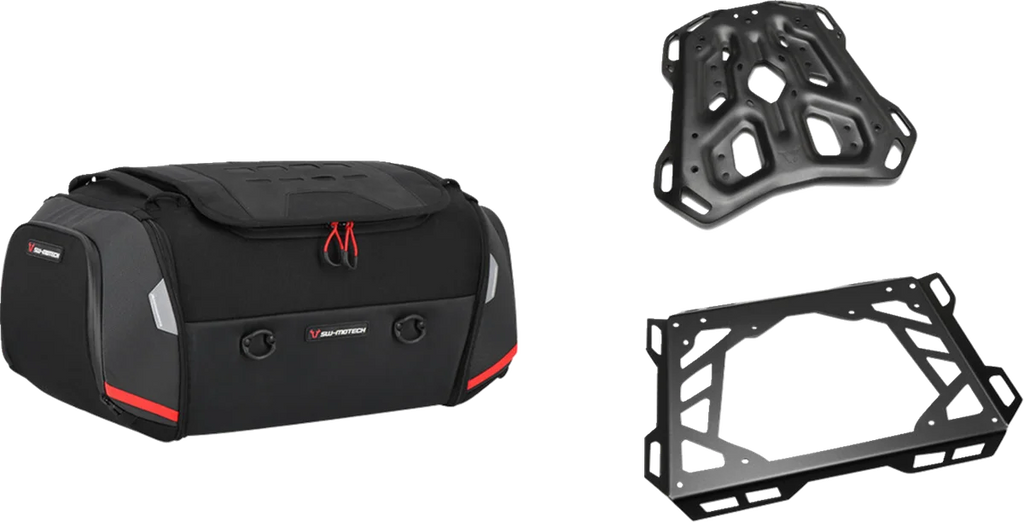 SW-MOTECH Rackpack Tail Bag System - Black - Suzuki VStrom 800 '23-'24 GPT.05.845.30000 - Main Product View