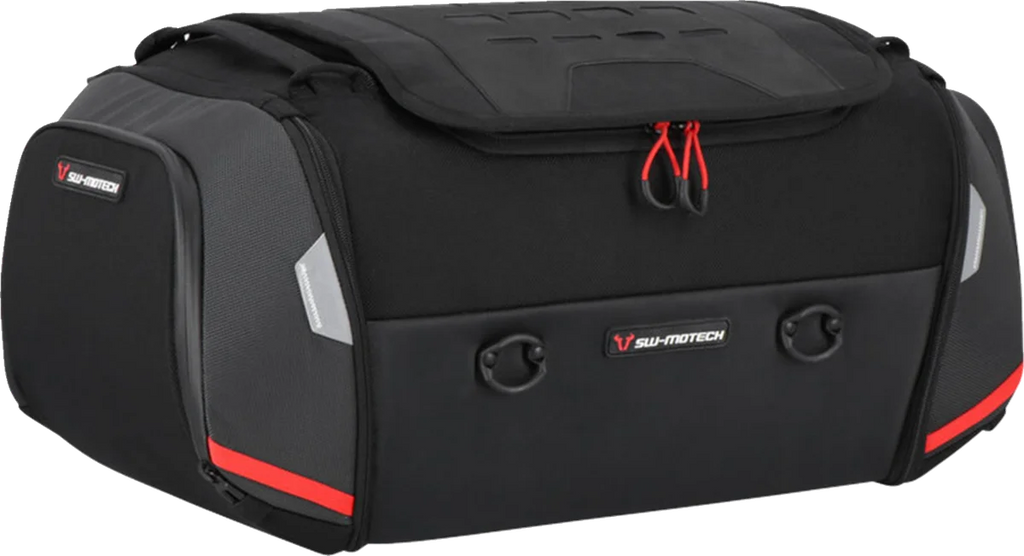 SW-MOTECH Rackpack Tail Bag System - Black - Suzuki VStrom 800 '23-'24 GPT.05.845.30000 - Side View