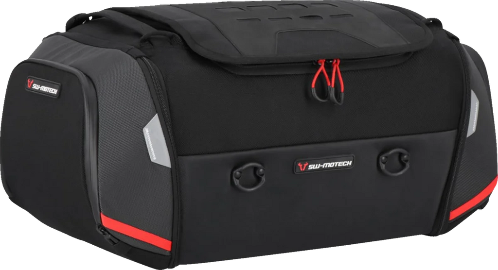 SW-MOTECH Rackpack Tail Bag System - Black - Triumph Tiger 1200 '12-'21 GPT.11.900.30000 - Side View