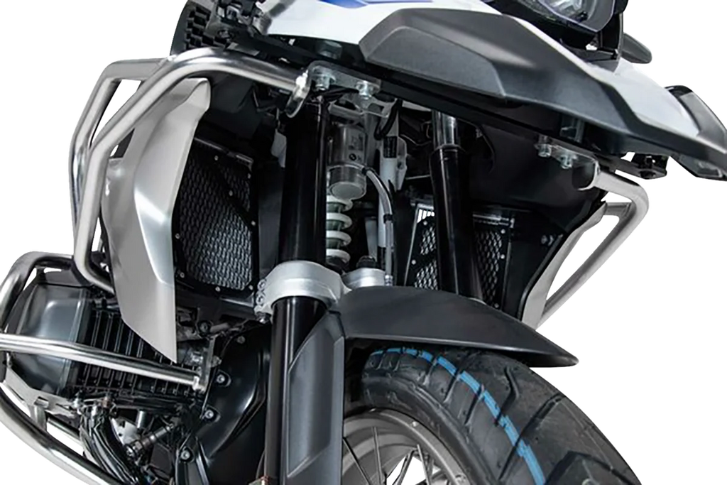 SW-MOTECH Radiator Guard - Black - BMW KLS.07.870.10000/B - Back View