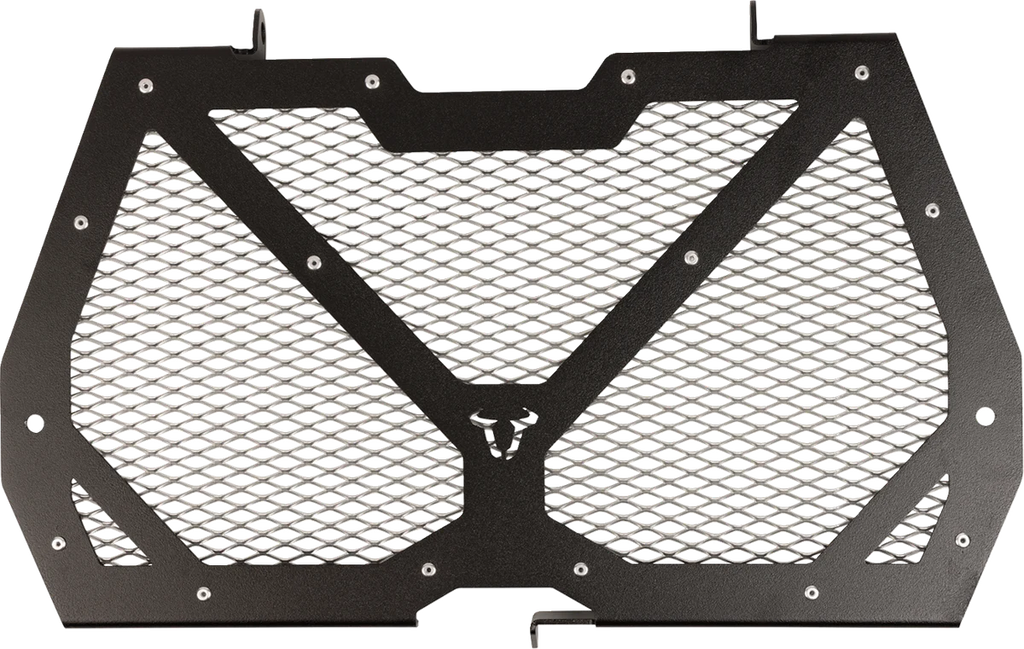 SW-MOTECH Radiator Guard - Black/Silver - Kawasaki KLS.08.922.10000 - Main Product View