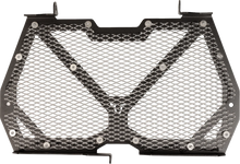 Load image into Gallery viewer, SW-MOTECH Radiator Guard - Black/Silver - Kawasaki KLS.08.922.10000 - Side View