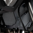 Load image into Gallery viewer, SW-MOTECH Radiator Guard - Black/Silver - Kawasaki KLS.08.922.10000 - Installation View