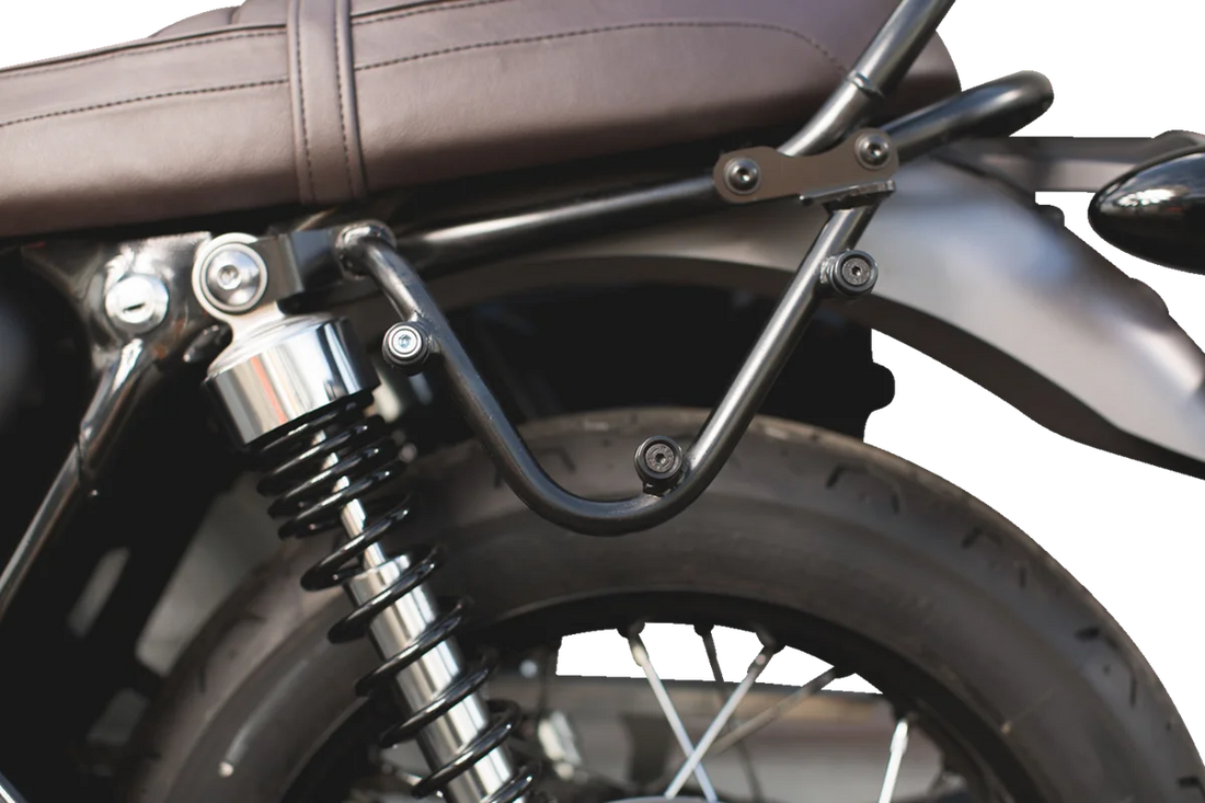 SW-MOTECH SLC Side Carrier - Right - Bonneville - T100/120 HTA.11.743.11000 - Side View