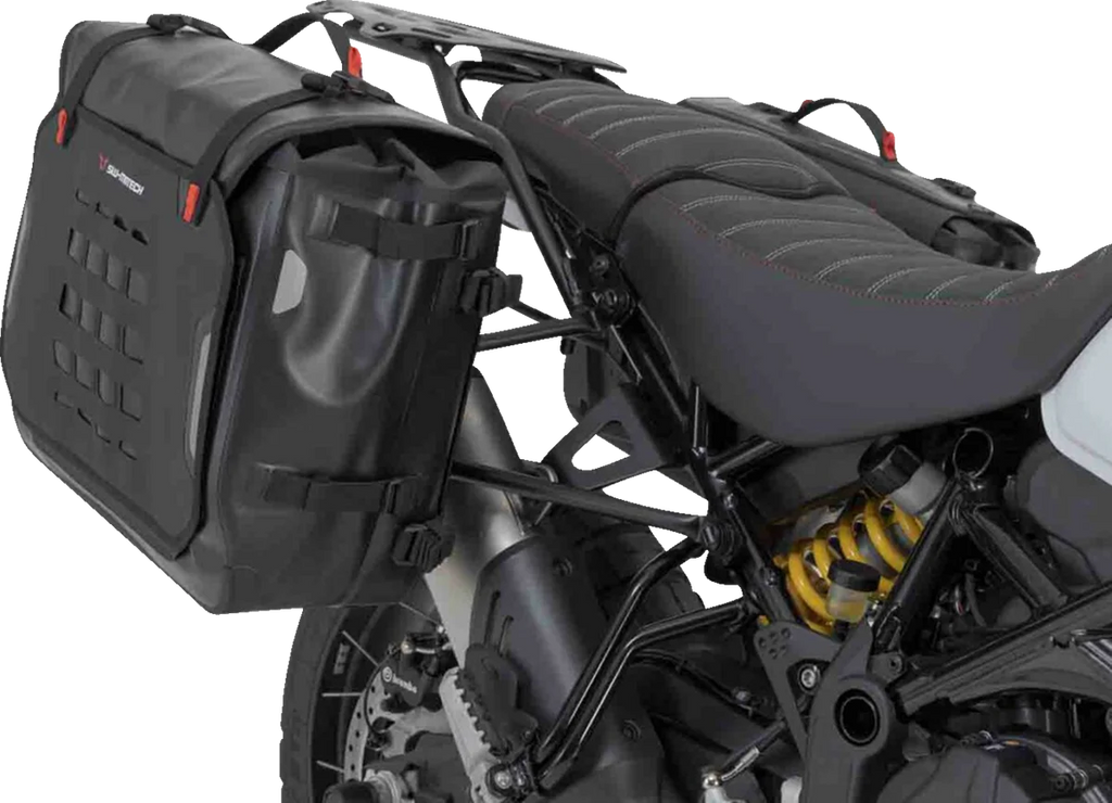 SW-MOTECH SysBag Side Bag System - Black - Ducati DesertX '22-'24 BC.SYS.22.995.21000B - Side View