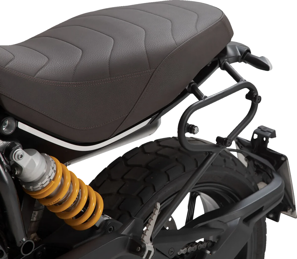 SW-MOTECH SysBag Side Bag System - Black - Ducati Scrambler 1100 '20-'24 BC.SYS.22.961.31000B - Side View