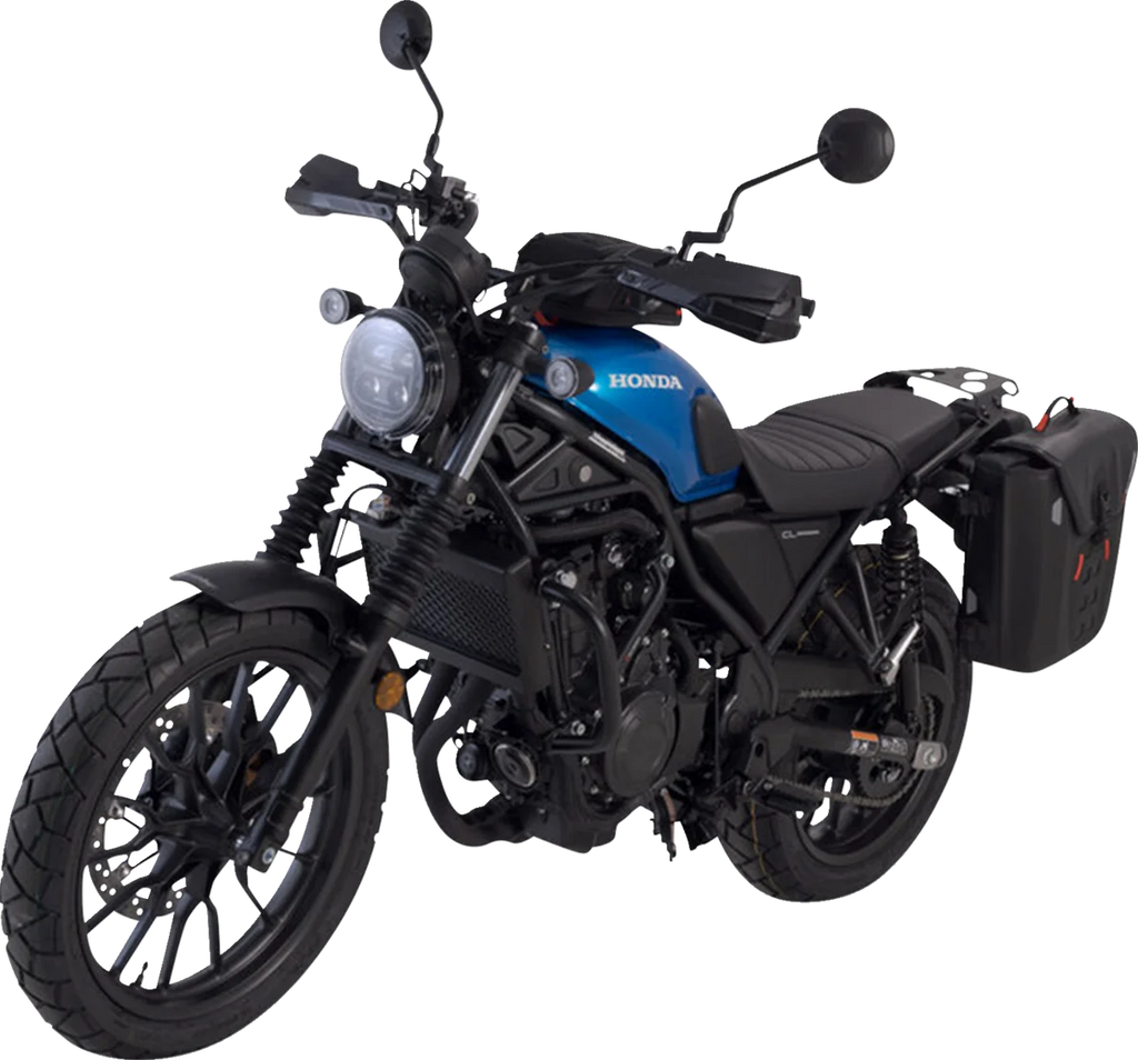 SW-MOTECH SysBag Side Bag System - Black - Ducati Scrambler 1100 '20-'24 BC.SYS.22.961.31000B - Installation View