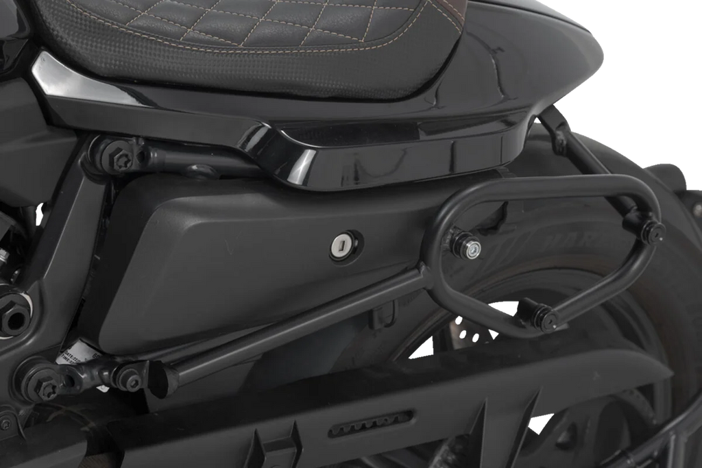 SW-MOTECH SysBag Side Bag System - Black - Harley-Davidson Sportster S RH1250S '21-'24 BC.SYS.18.019.31000B - Back View