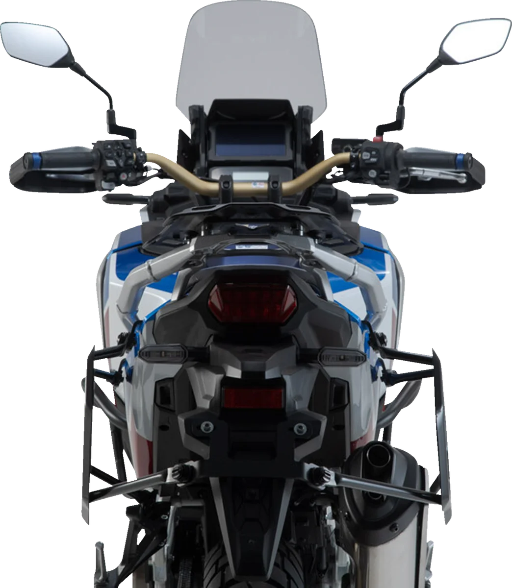 SW-MOTECH SysBag Side Bag System - Black - Honda Africa Twin '19-'24 BC.SYS.01.942.21000B - Back View