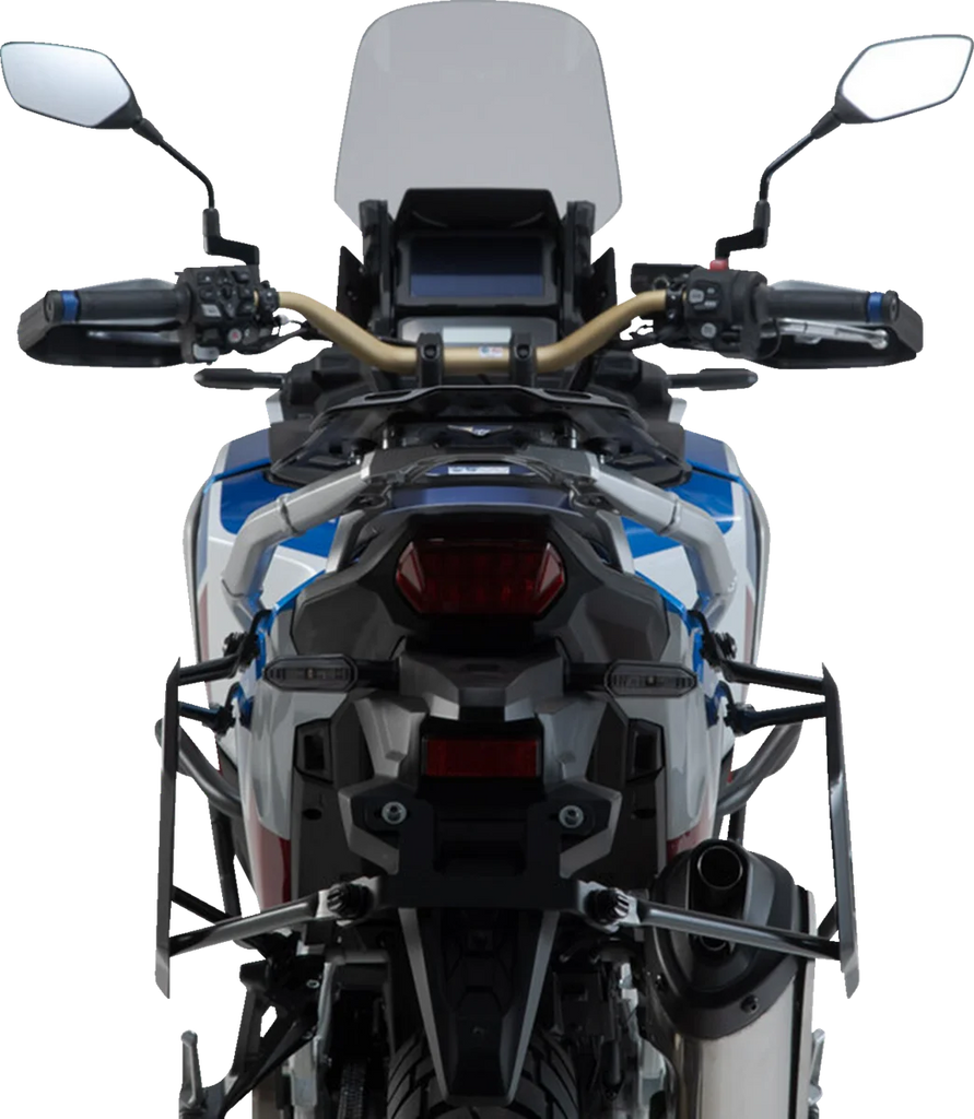 SW-MOTECH SysBag Side Bag System - Black - Honda Africa Twin '19-'24 BC.SYS.01.942.21000B - Back View
