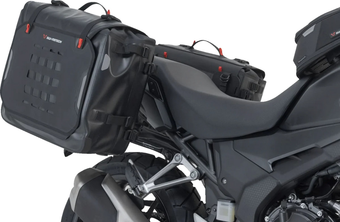 SW-MOTECH SysBag Side Bag System - Black - Honda CB500/CBR500 '13-'23 BC.SYS.01.400.21000B - Side View