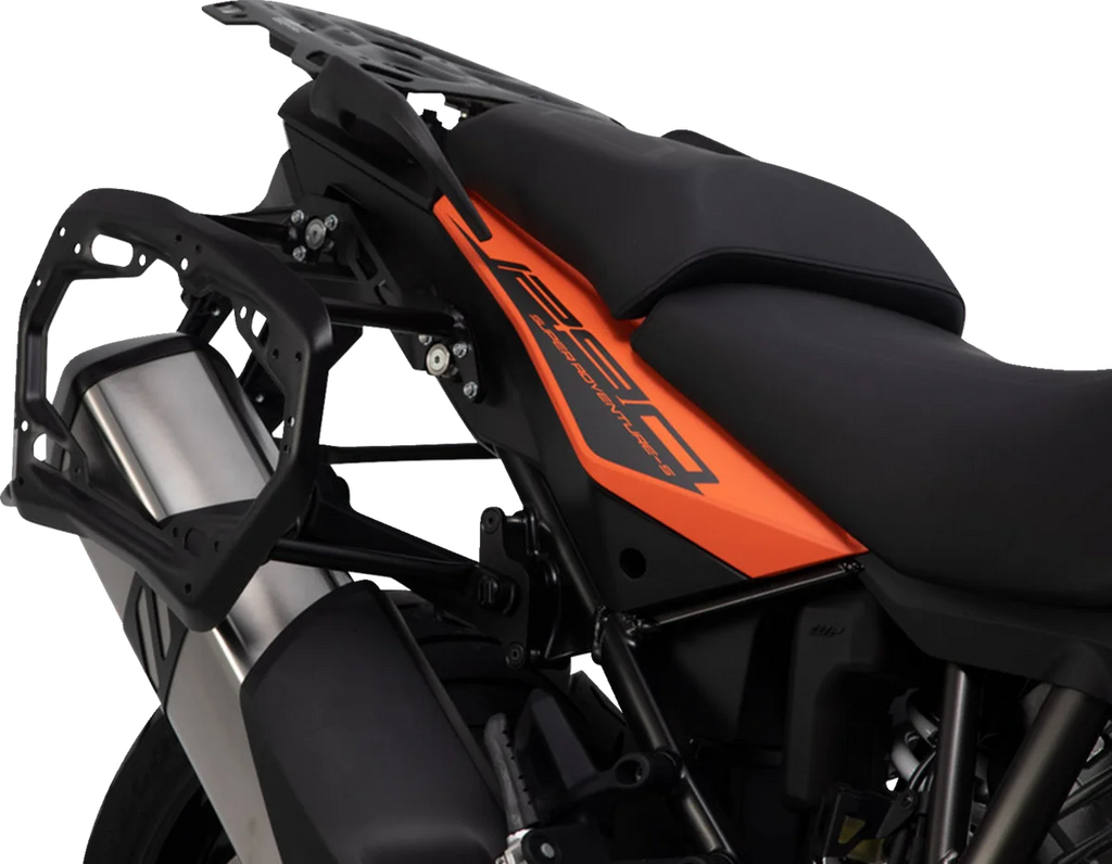 SW-MOTECH SysBag Side Bag System - Black - KTM Adventure/Super Adventure '13-'20 BC.SYS.04.333.21000B - Back View