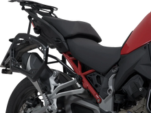 Load image into Gallery viewer, SW-MOTECH SysBag Side Bag System - Black - Multistrada V4 '21-'24 BC.SYS.22.822.21100B - Back View