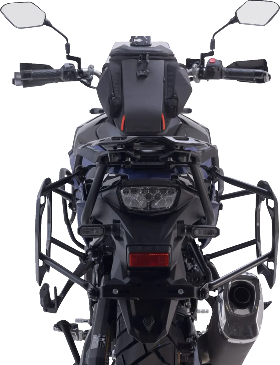 SW-MOTECH SysBag Side Bag System - Black - Suzuki V-Strom 800 '23-'24 BC.SYS.05.845.21000B - Back View