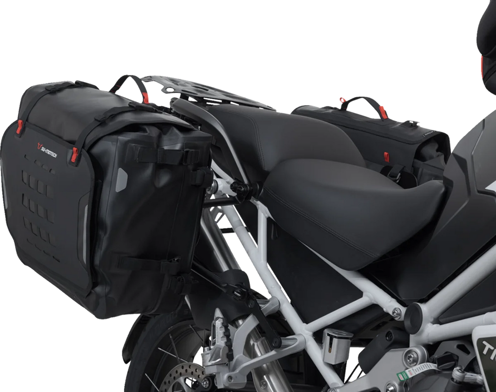 SW-MOTECH SysBag Side Bag System - Black - Tiger 1200 GT/Rally Explorer '22-'24 BC.SYS.11.905.21102B - Side View