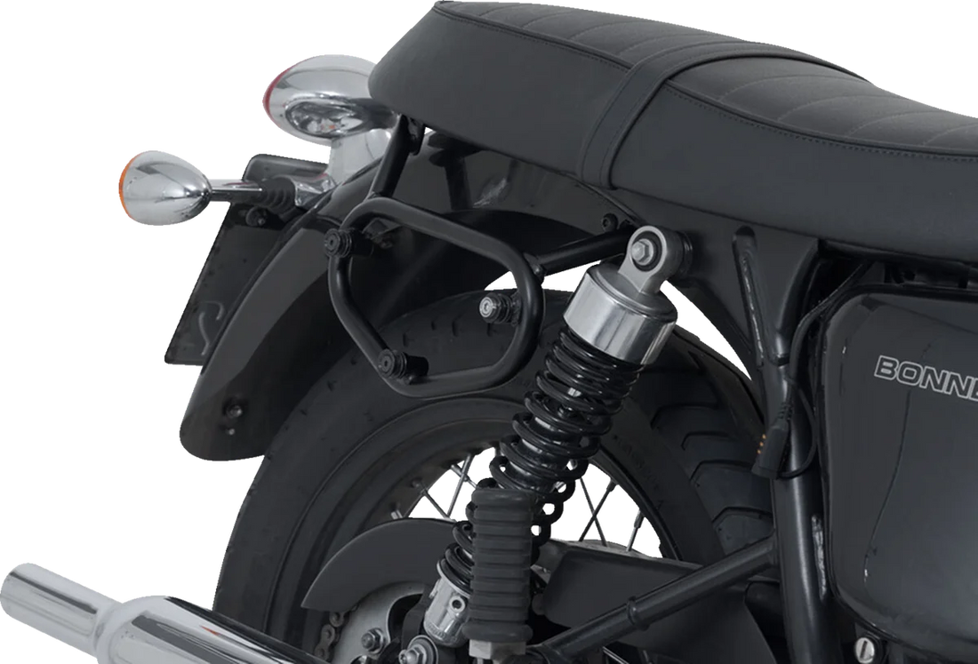 SW-MOTECH SysBag Side Bag System - Black - Triumph Bonneville T100/865 '04-'16 BC.SYS.11.509.31000B - Side View