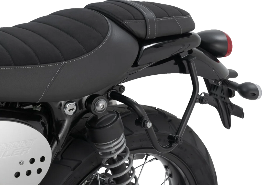 SW-MOTECH SysBag Side Bag System - Black - Triumph Street Scrambler 900 '20-'22 BC.SYS.11.667.31000B - Side View
