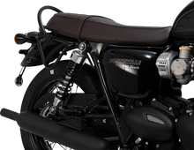 Load image into Gallery viewer, SW-MOTECH SysBag Side Bag System - Black - Triumph T100/T120 '16-'24 BC.SYS.11.743.31000B - Installation View