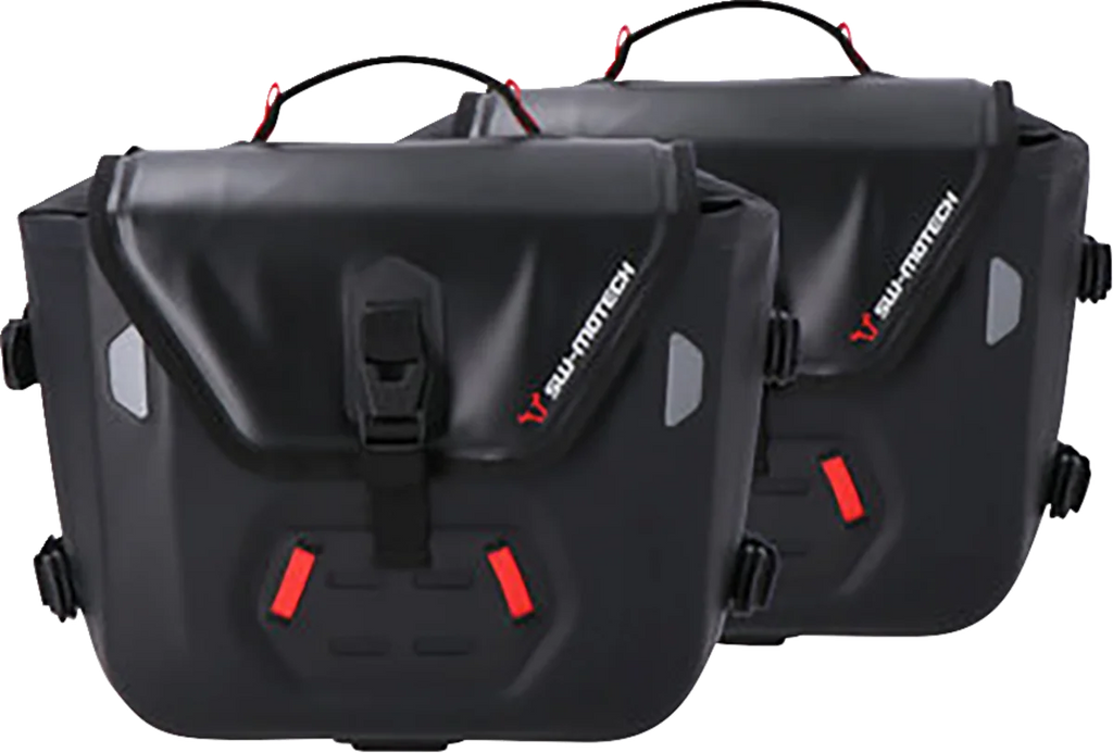 SW-MOTECH SysBag Side Bag System - Black - Triumph Thruxton 1200 RS '20-'24 BC.SYS.11.955.31000B - Main Product View