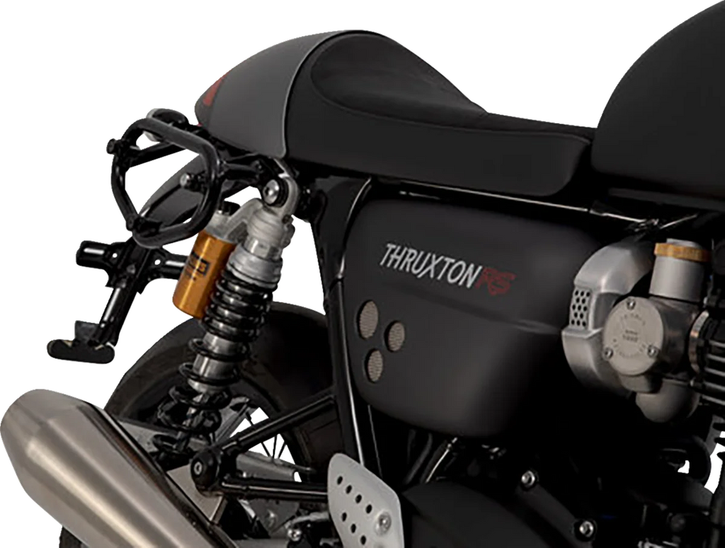 SW-MOTECH SysBag Side Bag System - Black - Triumph Thruxton 1200 RS '20-'24 BC.SYS.11.955.31000B - Side View