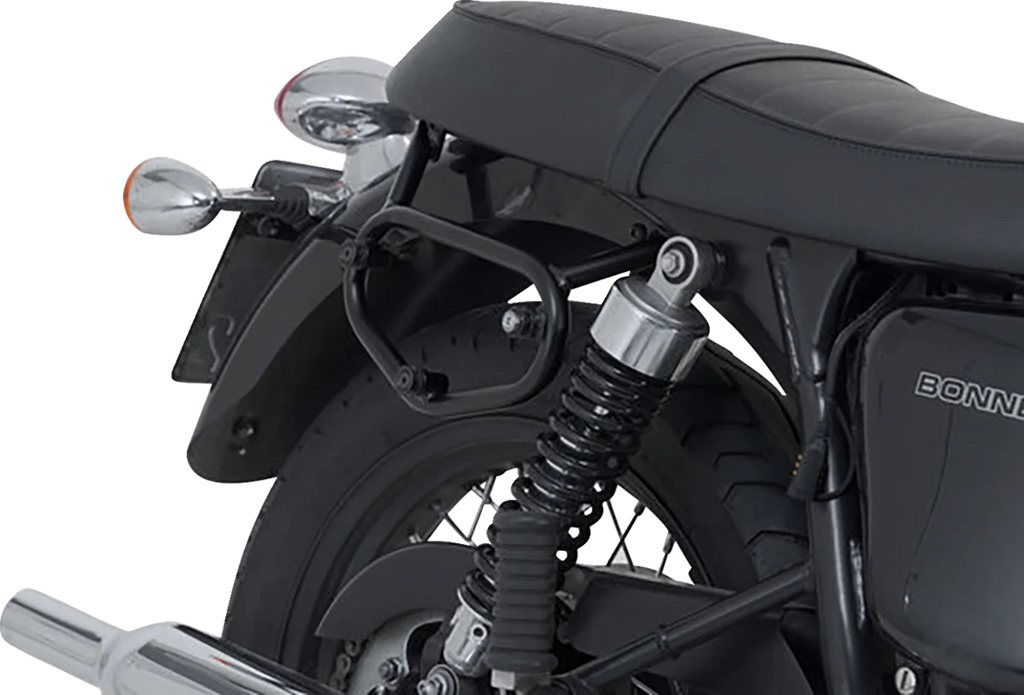 SW-MOTECH SysBag Side Bag System - Black - Triumph Thruxton 900 '04-'15 BC.SYS.11.509.31200B - Side View
