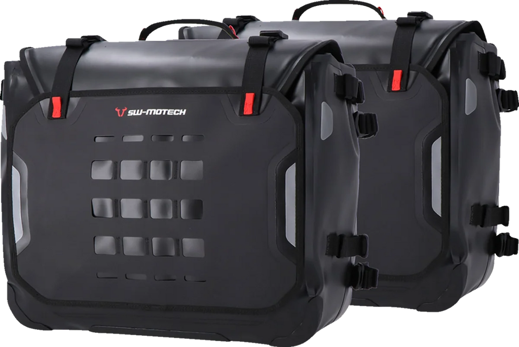 SW-MOTECH SysBag Side Bag System - Black - Triumph Tiger 1200 GT/Rally '22-'24 BC.SYS.11.905.21002B - Side View