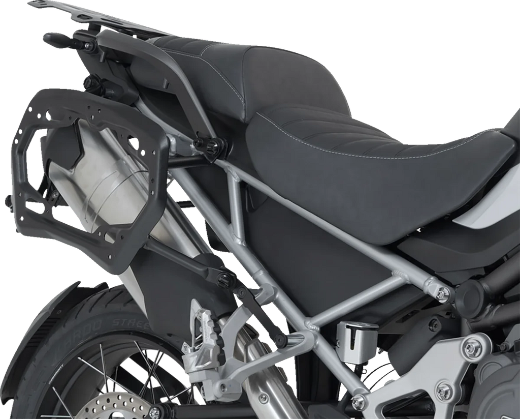 SW-MOTECH SysBag Side Bag System - Black - Triumph Tiger 1200 GT/Rally '22-'24 BC.SYS.11.905.21002B - Back View