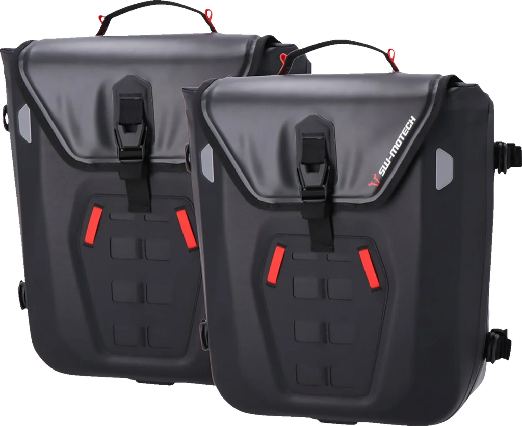 SW-MOTECH SysBag Side Bag System - Black - Triumph Trident 660 '21-'24 BC.SYS.11.842.31000B - Side View