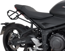 Load image into Gallery viewer, SW-MOTECH SysBag Side Bag System - Black - Triumph Trident 660 '21-'24 BC.SYS.11.842.31000B - Back View