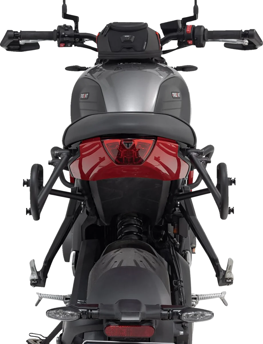SW-MOTECH SysBag Side Bag System - Black - Triumph Trident 660 '21-'24 BC.SYS.11.842.31000B - Installation View