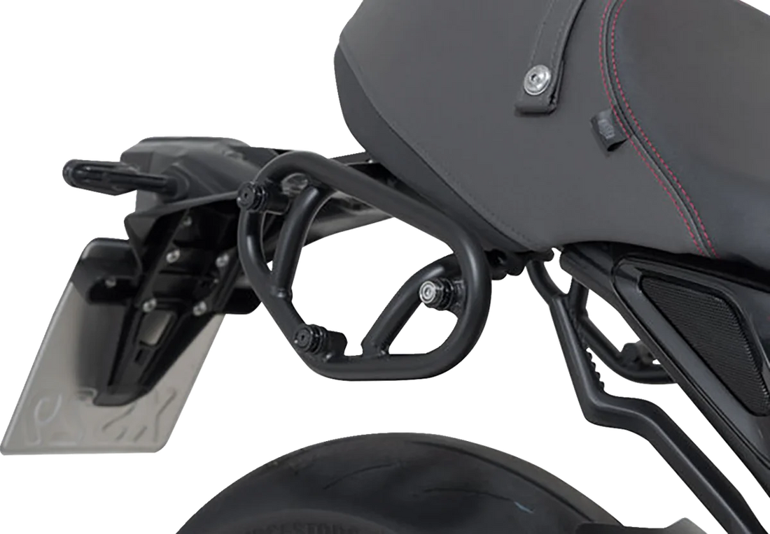 SW-MOTECH SysBag Side Bag System - Black - Yamaha XSR900 '21-'24 BC.SYS.06.932.31000B - Back View