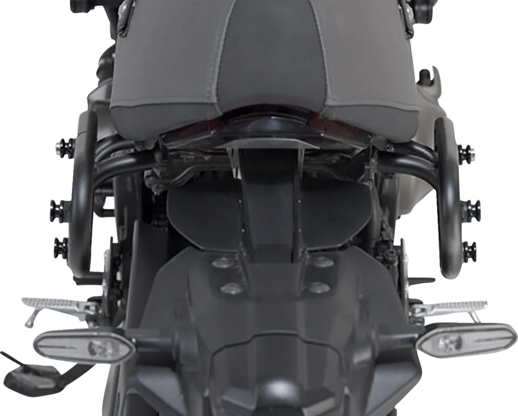SW-MOTECH SysBag Side Bag System - Black - Yamaha XSR900 '21-'24 BC.SYS.06.932.31000B - Installation View