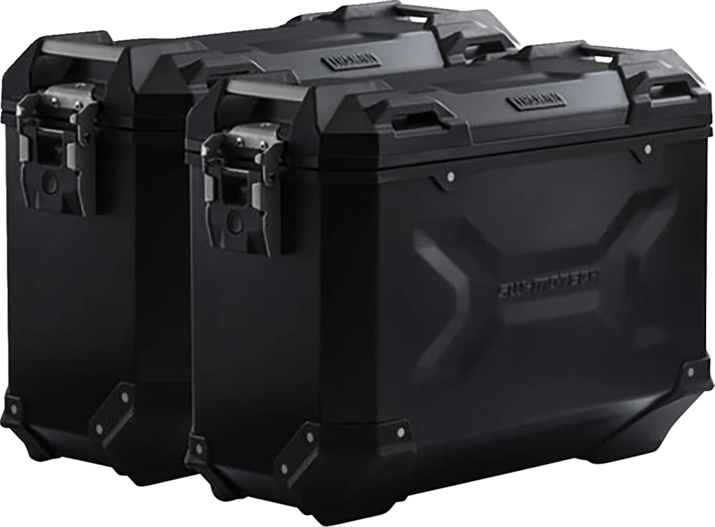 SW-MOTECH TRAX ADV Aluminum Case System - Black - BMW F 650 GS '99-'12 KFT.07.094.70000/B - Main Product View